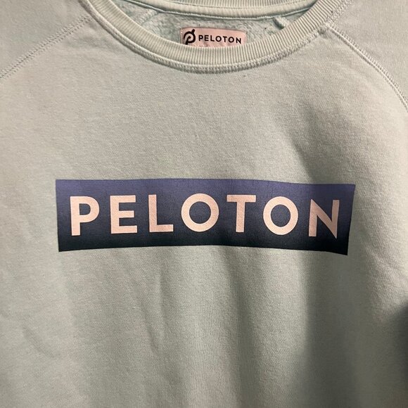 Peloton Light Blue Crewneck Sweater - Size M - Picture 3 of 12